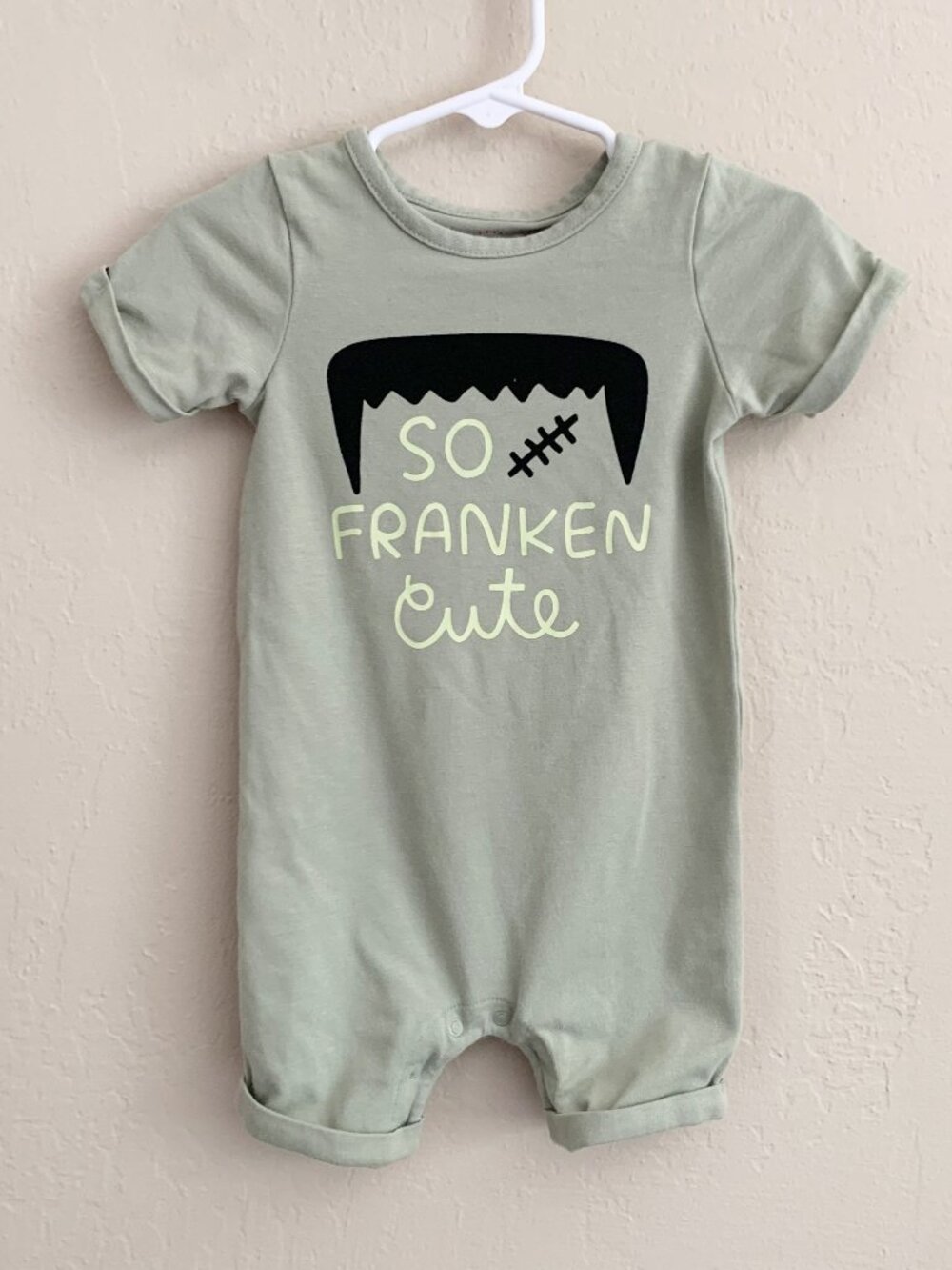 Cat & Jack Halloween Romper • So Franken Cute • 12 Months